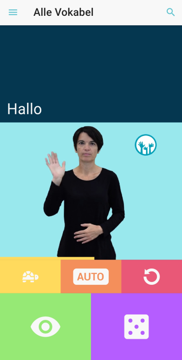 Screenshot der App Version 4